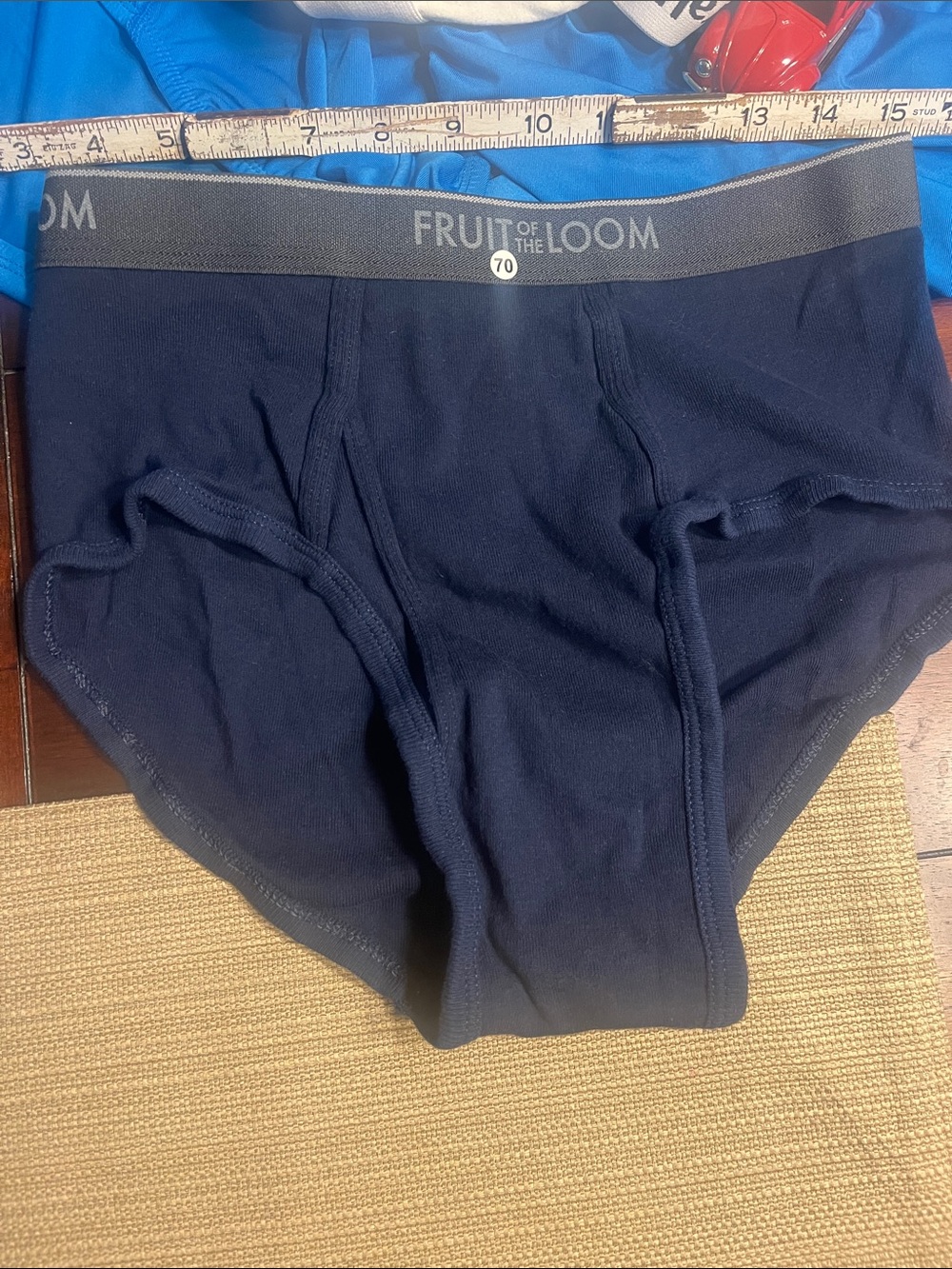 #.70..circa y2 k era front of the Loom Men's Dark Blue Cotton Briefs 🩲 medium
